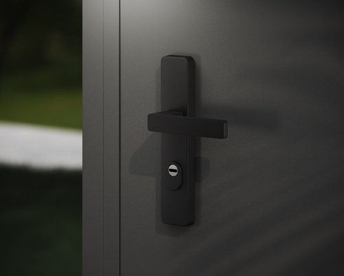 Klamka drzwiowa antywłamaniowa w klasie 3 Metal-Bud ATLAS 72 mm