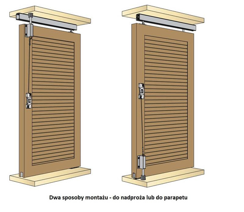 System blokowania okiennicy MANTION 1310BR