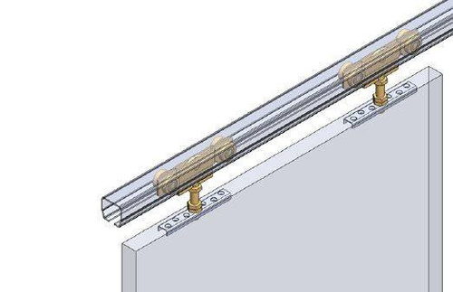 Wózek 4-kołowy NIKO 24.R65, ocynk