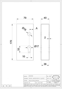 Osłona kasety zamka IBFM, typ 446
