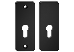 Szyld górny antywłamaniowy w klasie 2 do klamek Metal-Bud ATLAS, wersja krótka