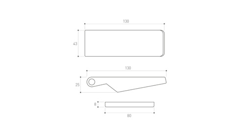 Wzmocniony zawias do drzwi szklanych Metal-Bud (SZAWOW)