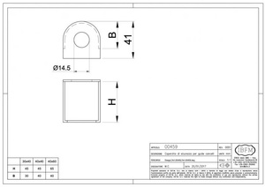 Plastikowa osłona rolki prowadzącej IBFM, typ 459