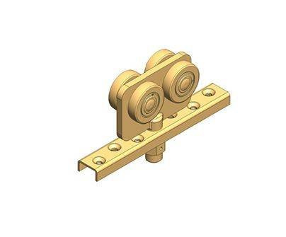 Wózek 4-kołowy NIKO 23.R62, ocynk
