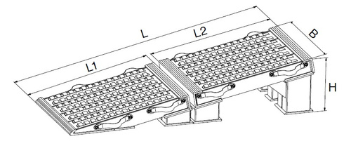 Ciężki klin najazdowy ALTEC VFR-K (134.80.000)