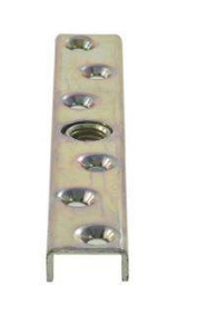 Płytka montażowa do skrzydeł drewnianych  NIKO 55.F00, stal nierdzewna AISI 304