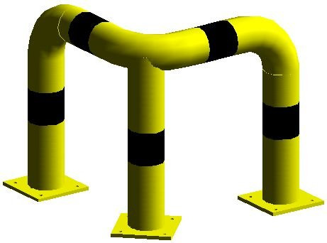 Odbojnica przyziemna "L"  CM.OPLO6X