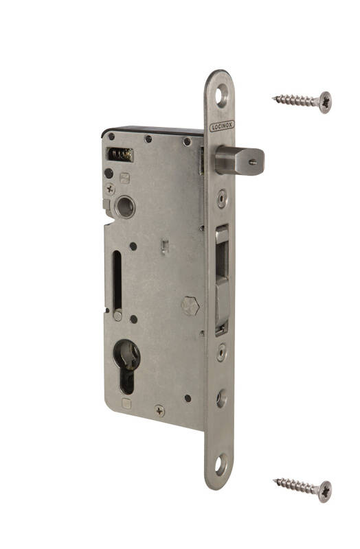 Zamek wpuszczany do bramek drewnianych Locinox H-WOOD