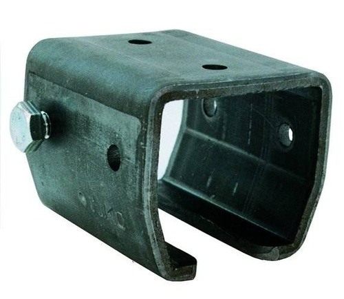 Uchwyt szyny NIKO 24.B50, stal czarna