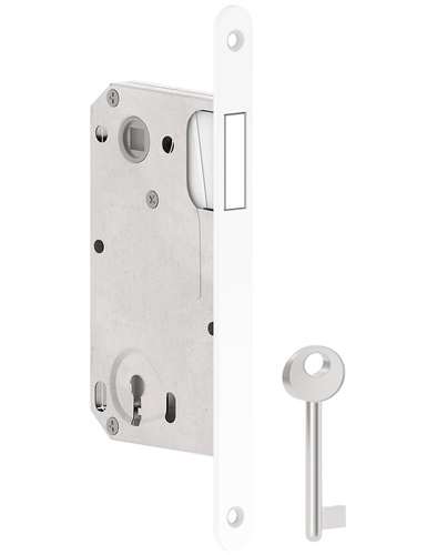 Zamek wpuszczany magnetyczny METAL-BUD 90/50, typ portugalski