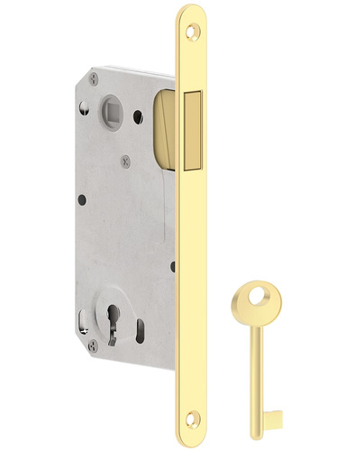 Zamek wpuszczany magnetyczny METAL-BUD 90/50, typ portugalski