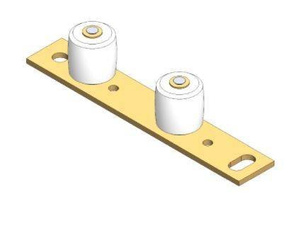 Podwójna nylonowa rolka prowadząca NIKO 38.X66