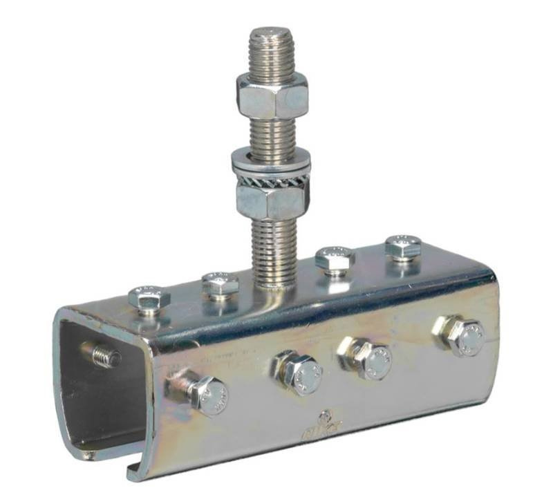 Regulowany łącznik szyny z mocowaniem sufitowym NIKO 21.B11, ocynk