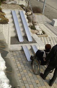 Szyny najazdowe ABS, L=1000 mm [082.00.004]