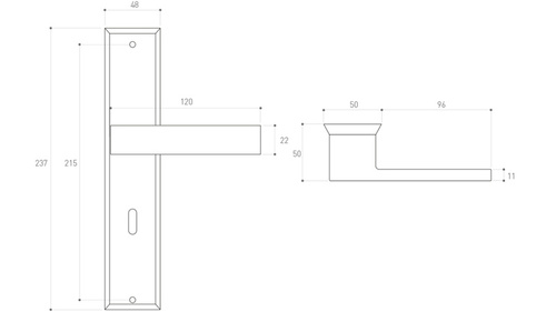 Zewnętrzny zestaw do antab Metal-Bud TOTAL czarny