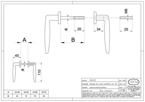 Komplet okuć do bramy przesuwnej IBFM typ 3500 (3500020K)