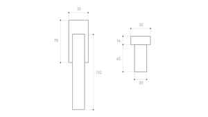 Klamka okienna Metal-Bud TOPAZ
