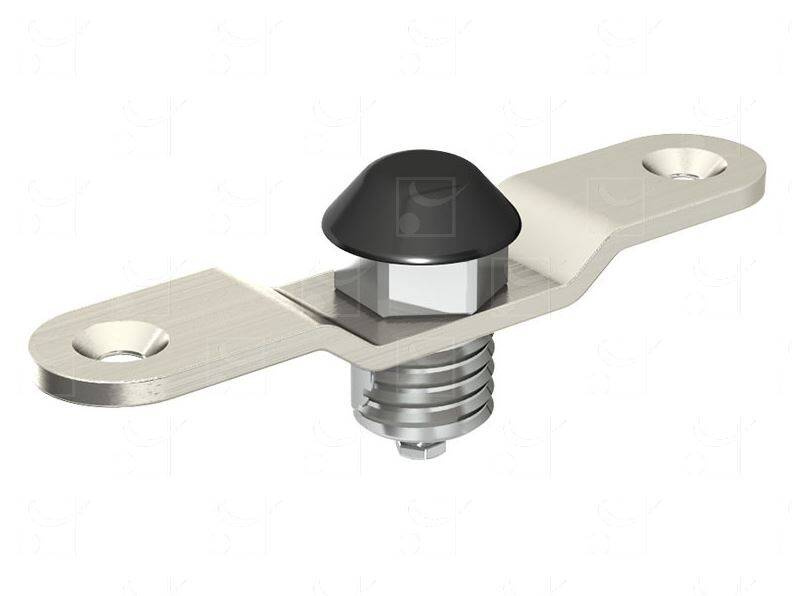 Klipstoper MANTION 9143 do drzwi składanych o wadze powyżej 50 kg