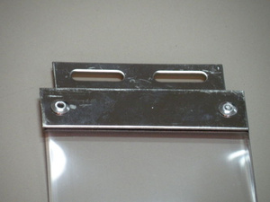 Płytki mocujące 100 mm - stal nierdzewna 1.4016 / 430