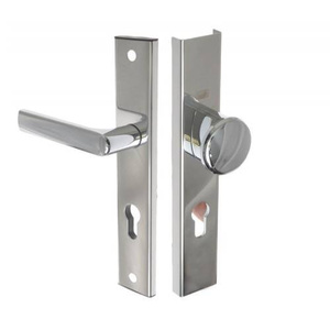 Wzmocniona klamko-gałka drzwiowa na długim szyldzie LOB MPS01 / MPS02