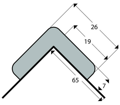 Zestaw do ochrony ścian KNUFFI typ E (1000 mm)