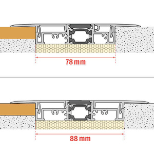 Płaski próg GUTMANN WESER ZERO 88 mm (251119)