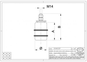Nylonowa rolka prowadząca IBFM, typ 460SP