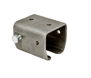 Uchwyt szyny NIKO 26.B50, stal czarna