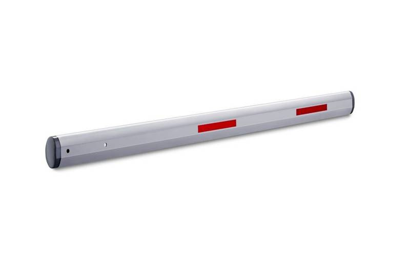 Owalne aluminiowe ramię szlabanu SOMMER LED S12773, 5000 mm