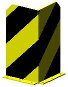 Odbojnica regałowa "L" CM.ORL04