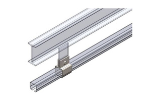 Uchwyt szyny NIKO 71.B03, stal kwasoodporna AISI 316