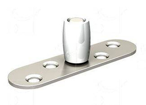 Dolna rolka stabilizująca MANTION 1102XA2, Ø13,5 mm, stal nierdzewna AISI 304