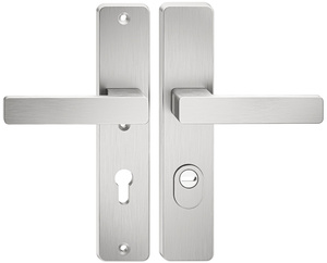 Klamka drzwiowa antywłamaniowa w klasie 3 Metal-Bud ATLAS 72 mm