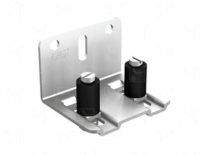 Regulowany prowadnik dolny MANTION 1128, stal nierdzewna AISI 304