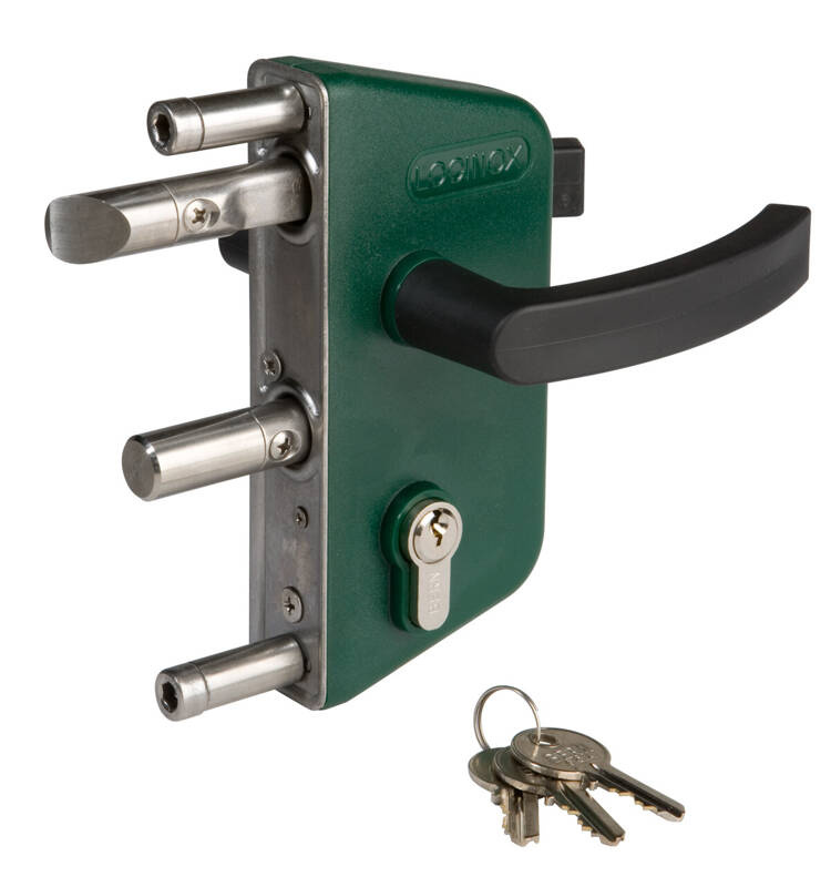 Zamek ogrodowy Locinox LARZ P1 na rurę 40 mm