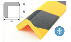Elastyczny mrozoodporny profil ostrzegawczo-ochronny KNUFFI typ H (1000 mm)