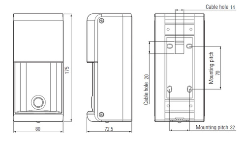 Radarowy czujnik ruchu BIRCHER ProAccess (398522)