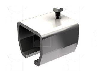 Uchwyt sufitowy do wspawania MANTION 9048XA2, stal nierdzewna AISI 304