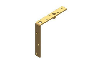 Górny narożnik do skrzydeł drewnianych NIKO 21.F95, ocynk