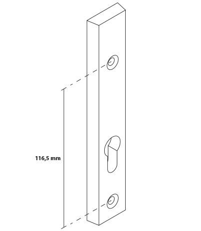Zewnętrzny zestaw do antab Metal-Bud TOTAL czarny