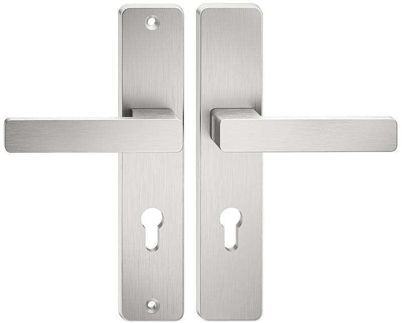 Klamka drzwiowa METAL-BUD ATLAS 92 mm kolor inox