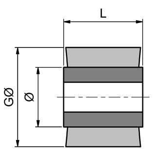 Szczotka okrągła MINK RUB
