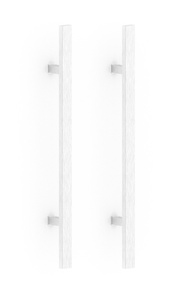 Antaba podwójna Metal-Bud prostokątna 40x20 mm, prosta