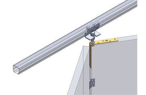 Górny narożnik do skrzydeł drewnianych NIKO 26.F94, ocynk