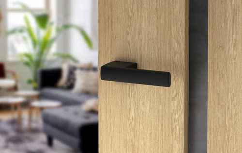 Klamka drzwiowa Metal-Bud SCALA, niewidoczny szyld