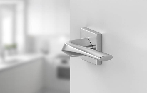 Klamka drzwiowa CORONA FLOW (szyld kwadratowy)