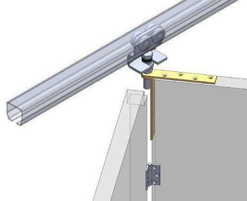 Górny narożnik do skrzydeł drewnianych NIKO 21.F96, ocynk