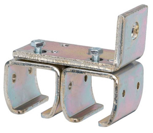 Podwójny uchwyt ścienny szyny NIKO 21.B31, ocynk