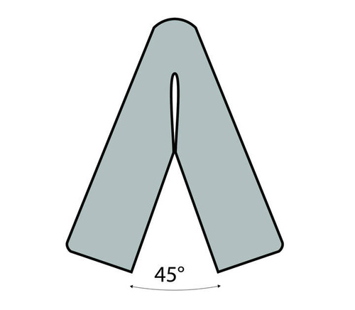 Elastyczny profil ostrzegawczo-ochronny KNUFFI typ H+ FLEX (1000 mm)