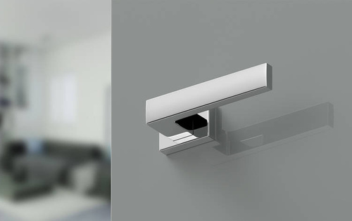 Klamka drzwiowa CORONA FOCUS (szyld prostokątny RT)